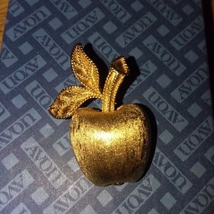 1974 Avon "Gilded Apple" brooch